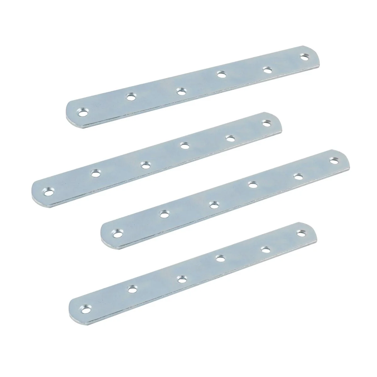 Carinya Zinc Plated Mending Plate 4 Pack - 157 x 20 x 2mm - Silver - Image 3