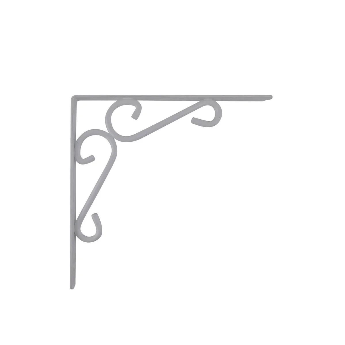Carinya Scroll Stayed Bracket - 250 x 200mm - Powder Coated Steel - 200kg Capacity - Image 2