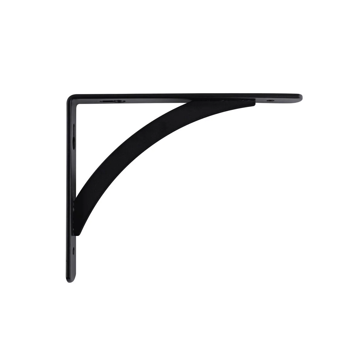 Carinya Stayed Bracket - 150 x 120mm - Powder Coated Steel - Black - Image 2