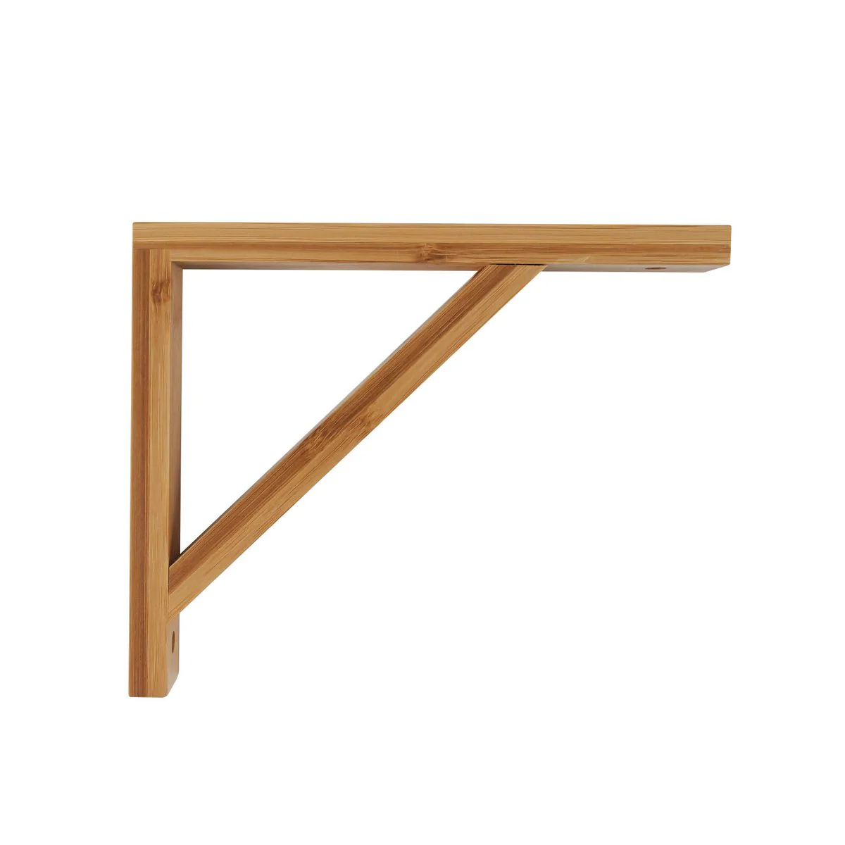 Carinya Stayed Bracket - 210 x 170mm - Varnished Bamboo - Wall Mount - Image 2