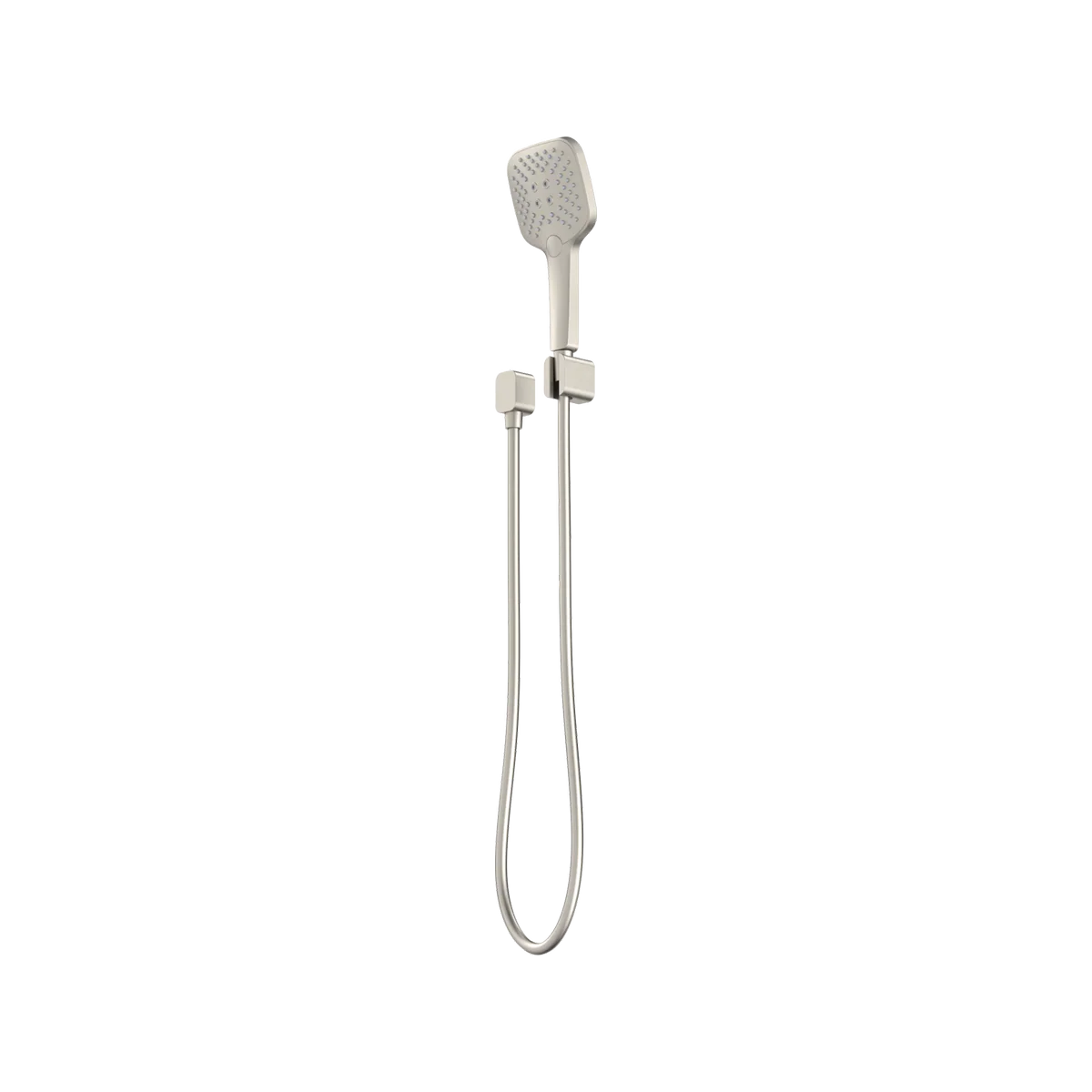 Caroma Brushed Nickel Luna Multi Function Hand Shower 6L/min - 120mm x 284mm - Durable, Easy-Clean Nozzles