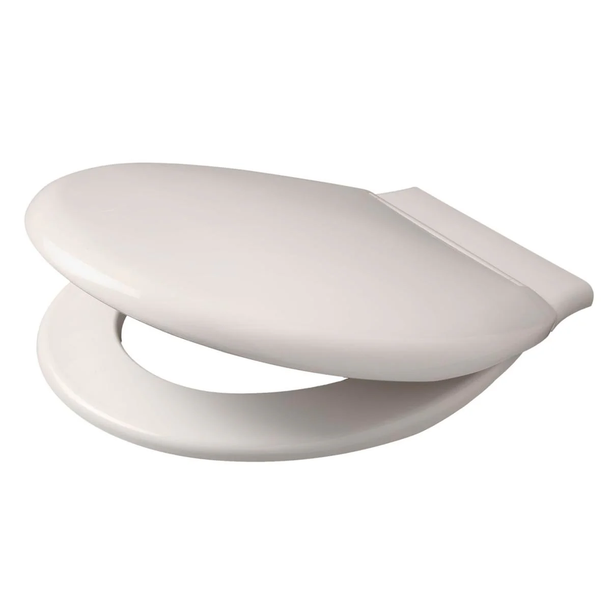 Caroma Ivory Toilet Seat - Round - Thermo Plastic - Durable Design