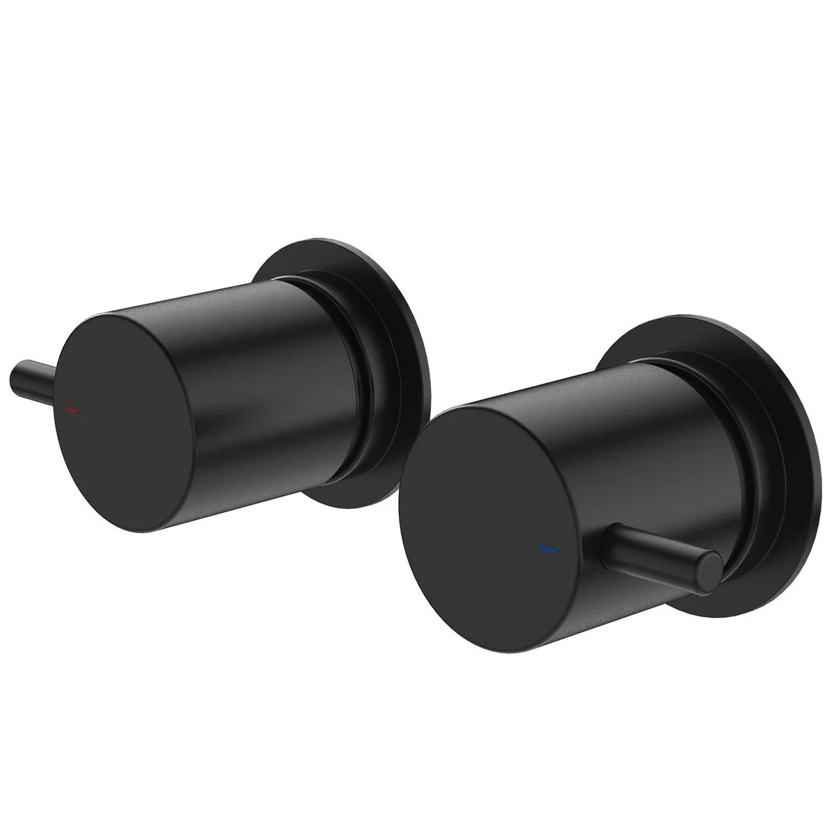 Caroma Luna Black Lead Free Lever Wall Top Assembly - 57mm x 58mm - Modern Design