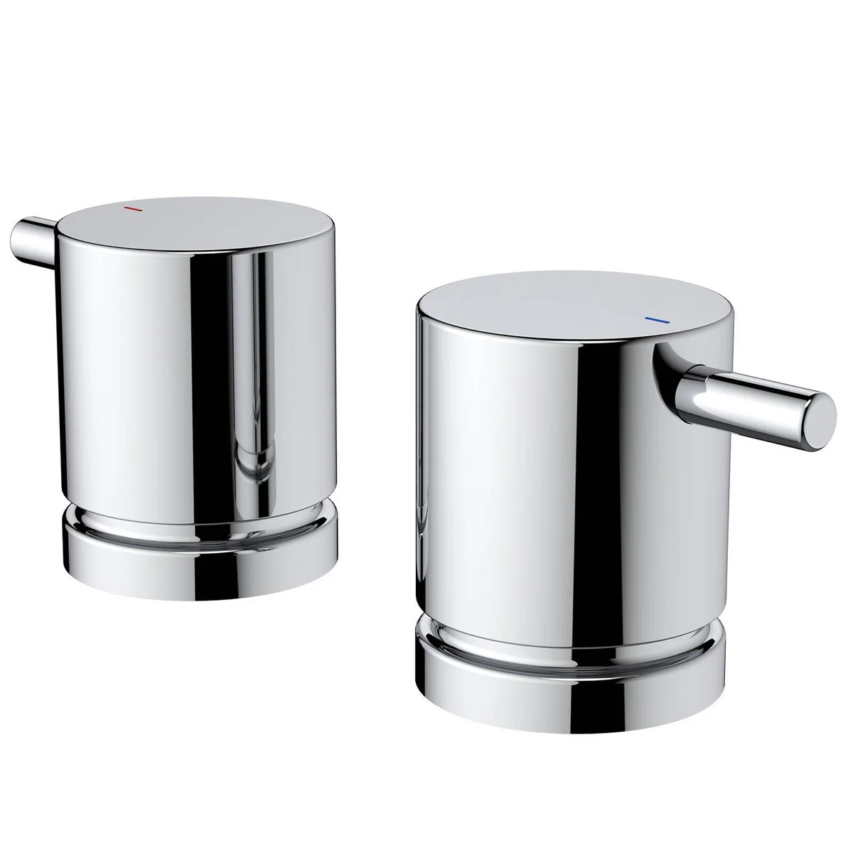 Caroma Luna Lever Basin Top Assemblies - 44mm x 54mm - Chrome - Lead-Free Brass