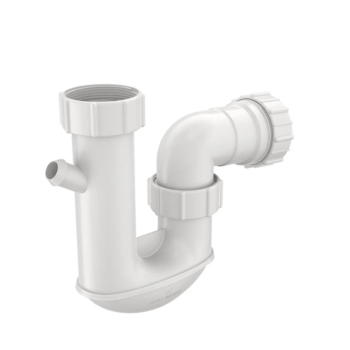 Caroma P Trap - 50mm - White - Plastic - Watermark Approved
