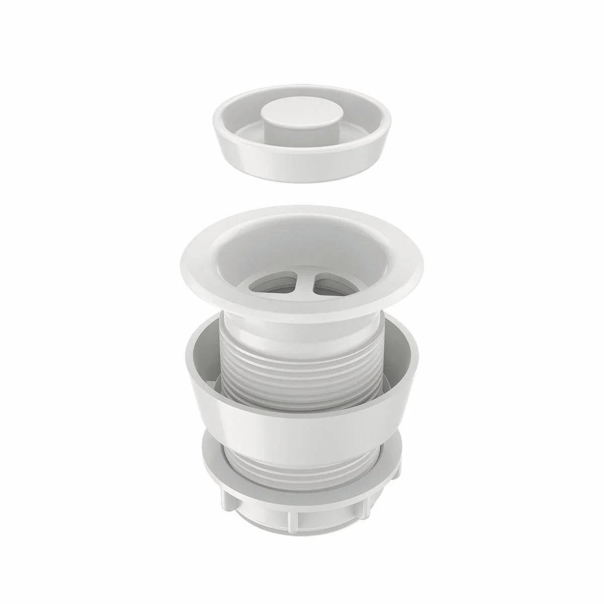 Caroma Plug and Waste - 40mm - White - Plastic - Durable