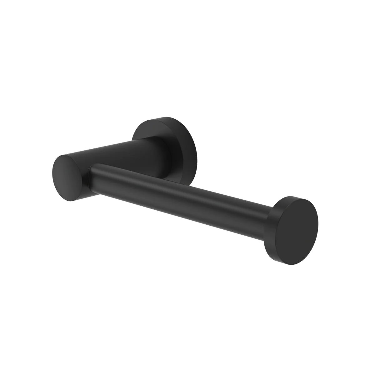 Caroma Matte Black Cosmo Toilet Roll Holder - 170mm x 45mm x 78mm - Black