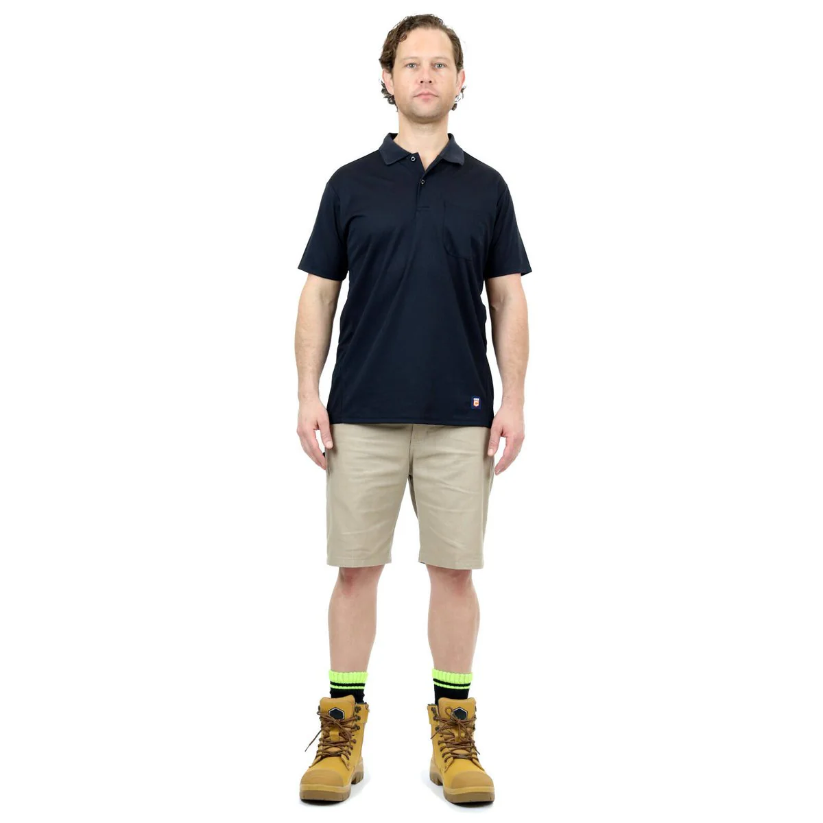 Citeco Black Dry Fit Short Sleeve Polo 2XL - Lightweight - Breathable - High Visibility - Image 4
