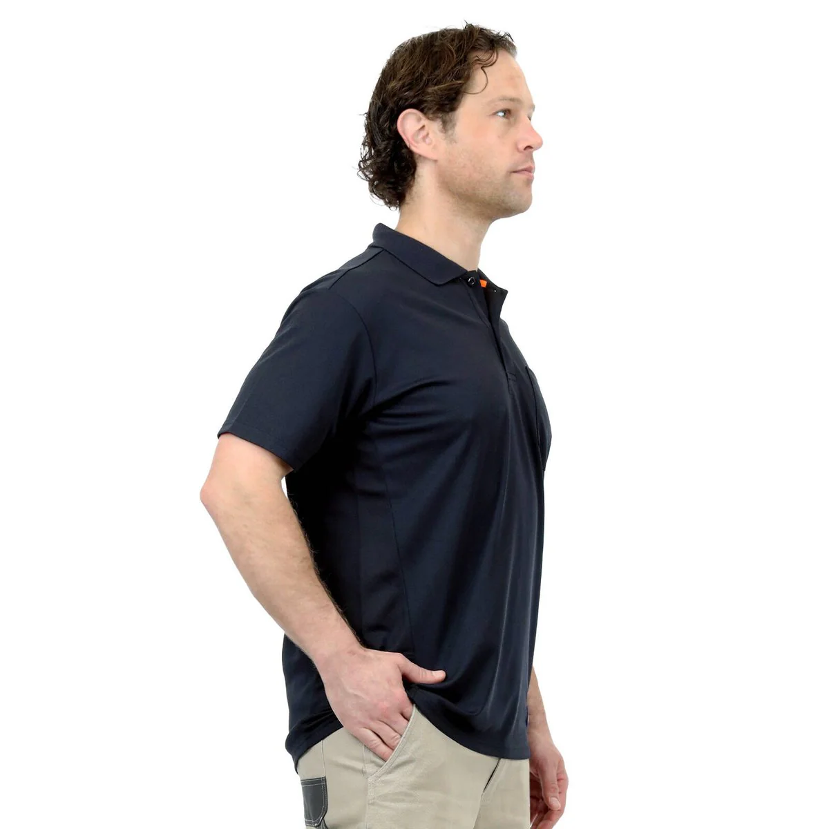 Citeco Black Dry Fit Short Sleeve Polo - Large - Lightweight - Breathable - Image 2