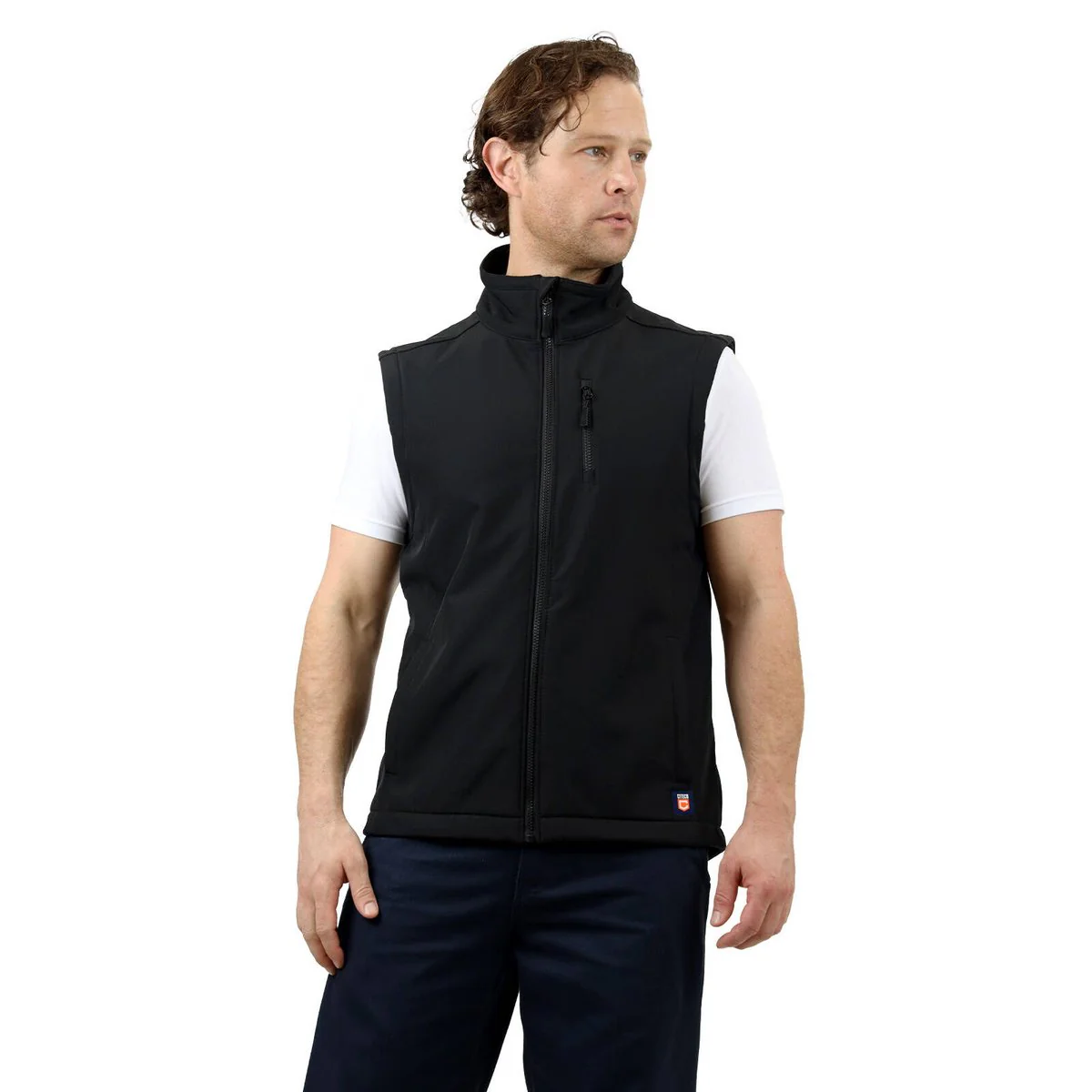 Citeco Black Soft Shell Vest Medium - Warmth & Comfort - Fleece Lined - Image 3