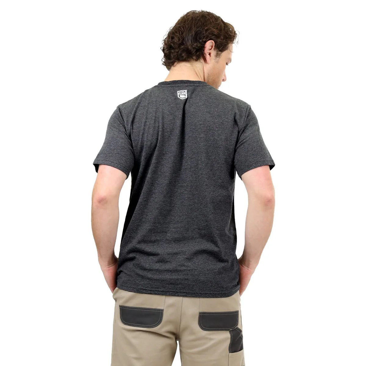 Citeco Charcoal Marle Tee 2XL - Men's T-Shirt - UPF 50+ Protection - Comfort - Image 5