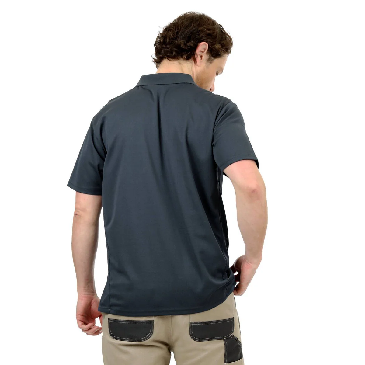 Citeco Grey Dry Fit Polo Shirt - Small - Lightweight - Breathable Mesh Panels - Image 5