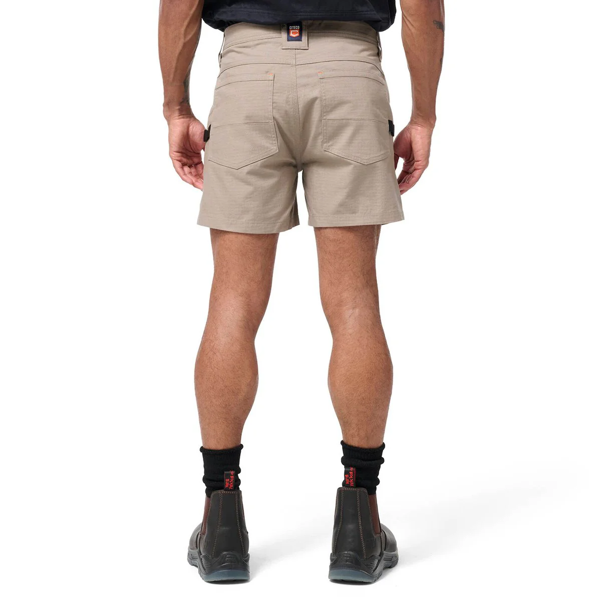 Citeco Khaki Short Shorts Ripstop 82R - Lightweight - UPF 50+ Protection - Image 2