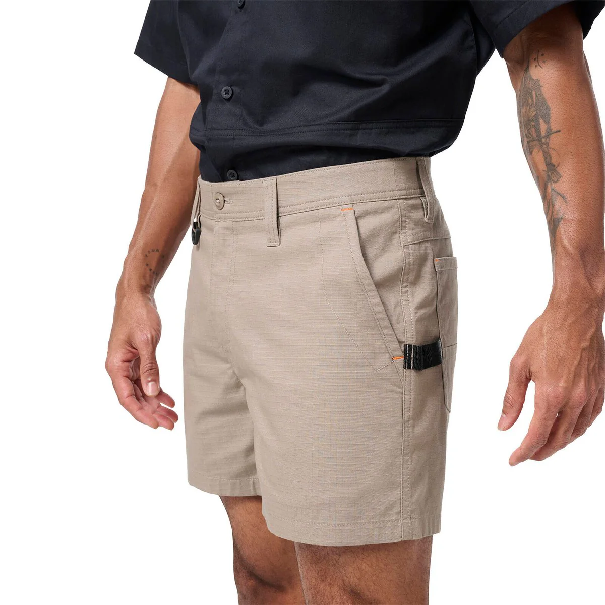 Citeco Khaki Short Shorts Ripstop 82R - Lightweight - UPF 50+ Protection - Image 3