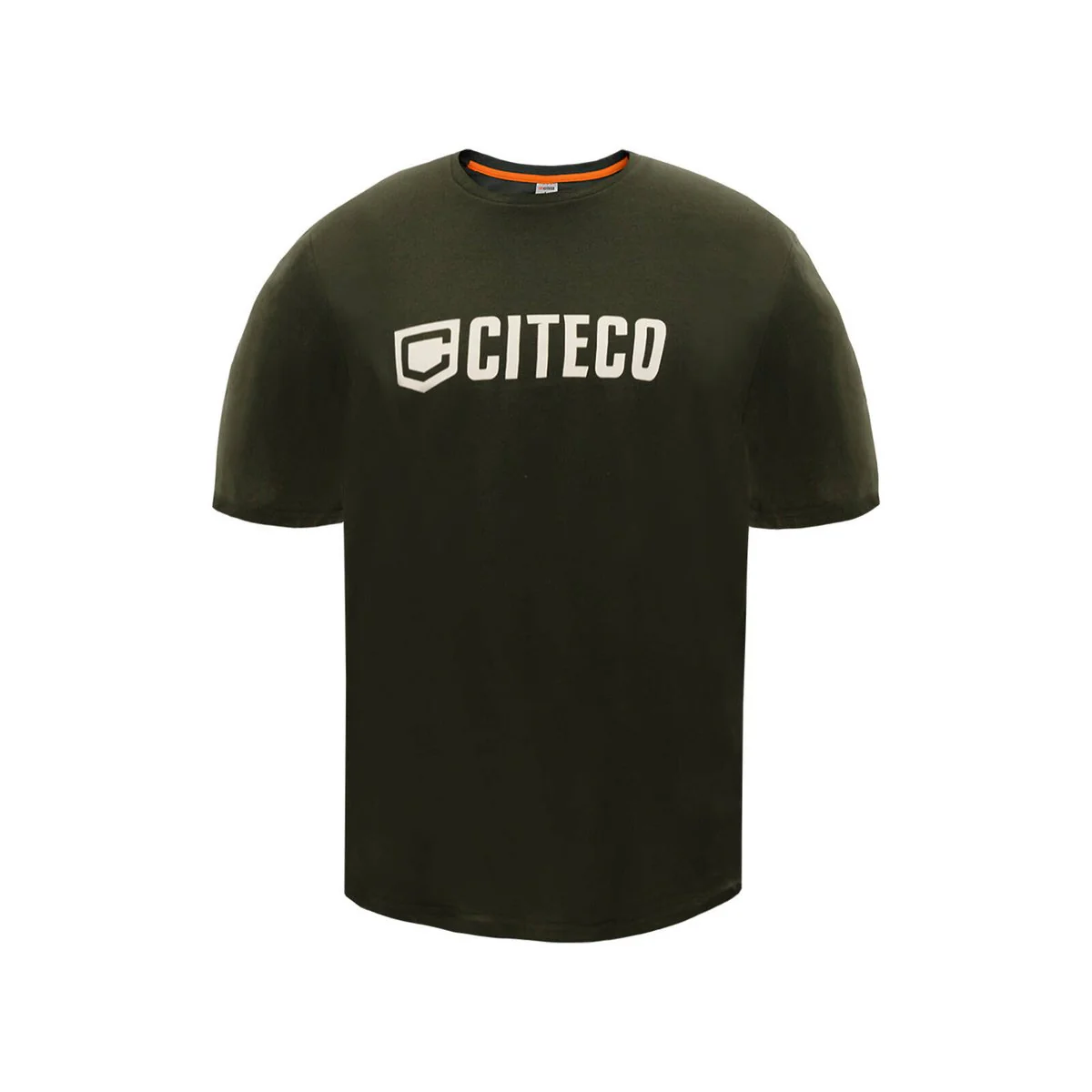 Citeco Khaki Tee Large - Men's T-Shirt - UPF 50+ Sun Protection - Soft Cotton/Polyester Blend