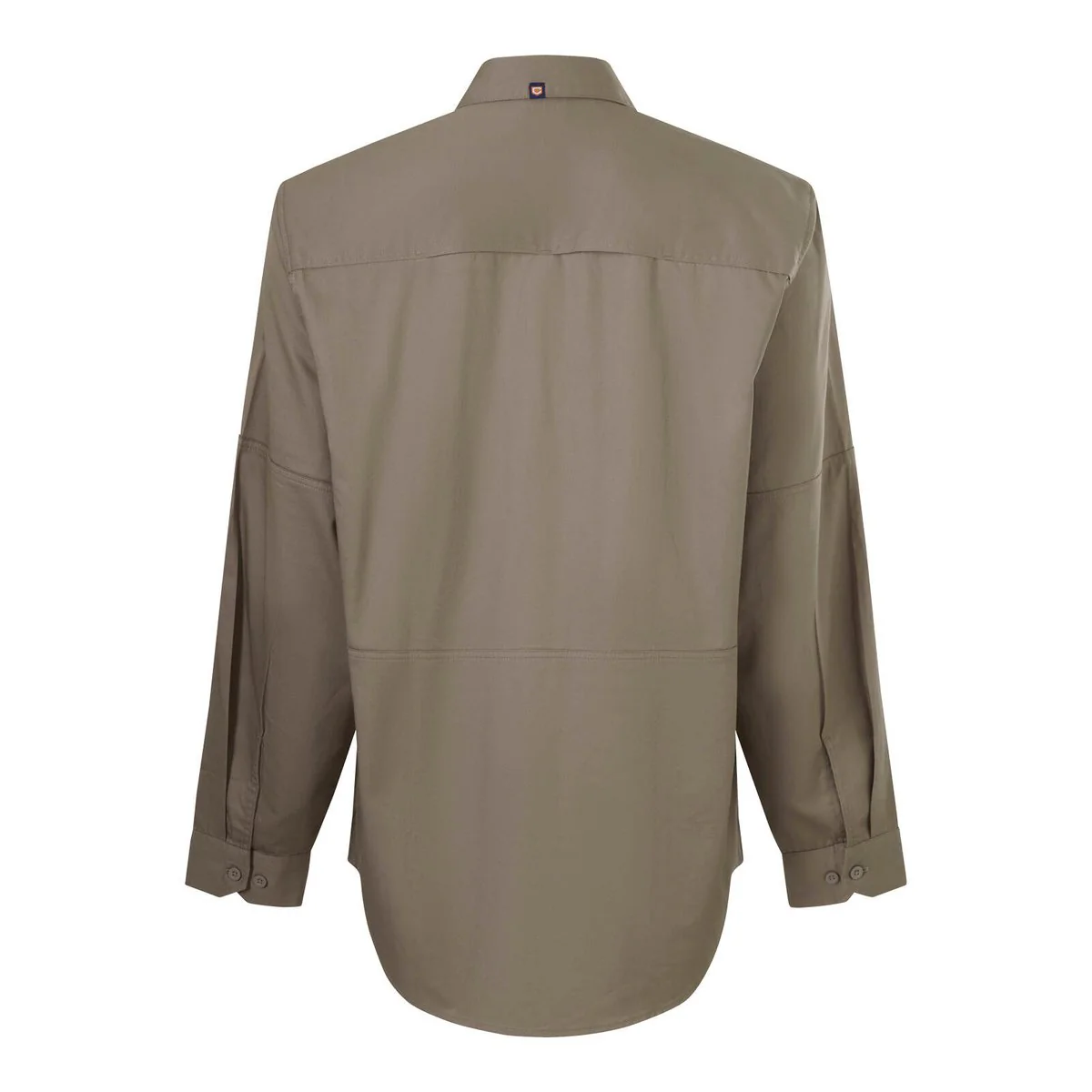Citeco Long Sleeve Shirt XL - Khaki - UPF 50+ Sun Protection - Breathable Cotton - Image 3
