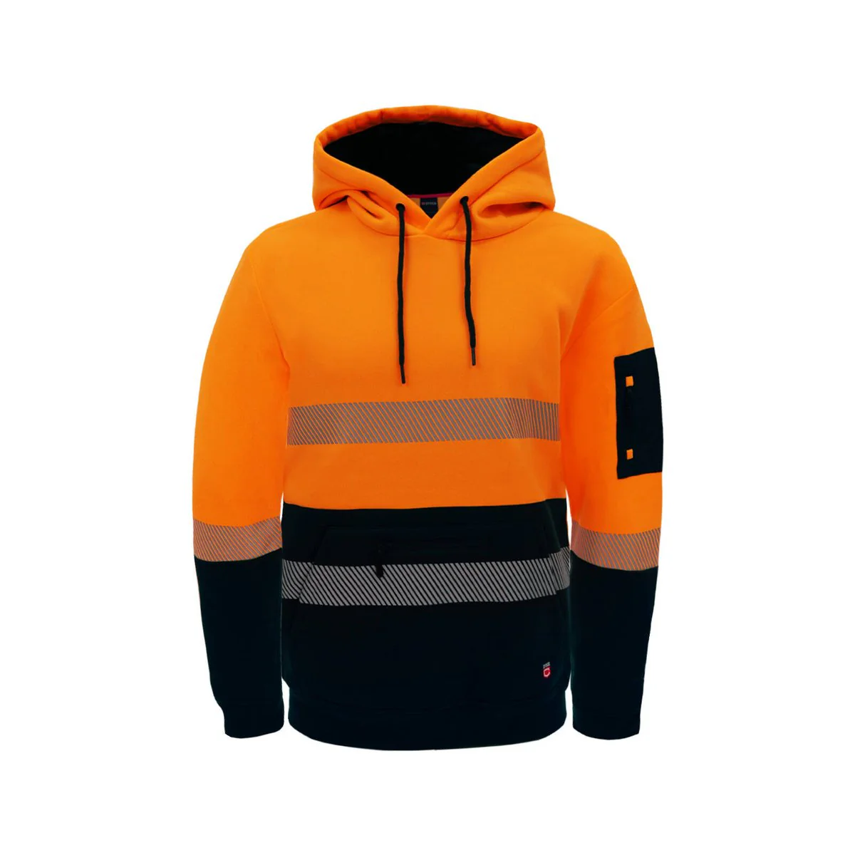 Citeco Orange Hi Vis Taped Hoodie Medium - Reflective Tape - UPF 50+