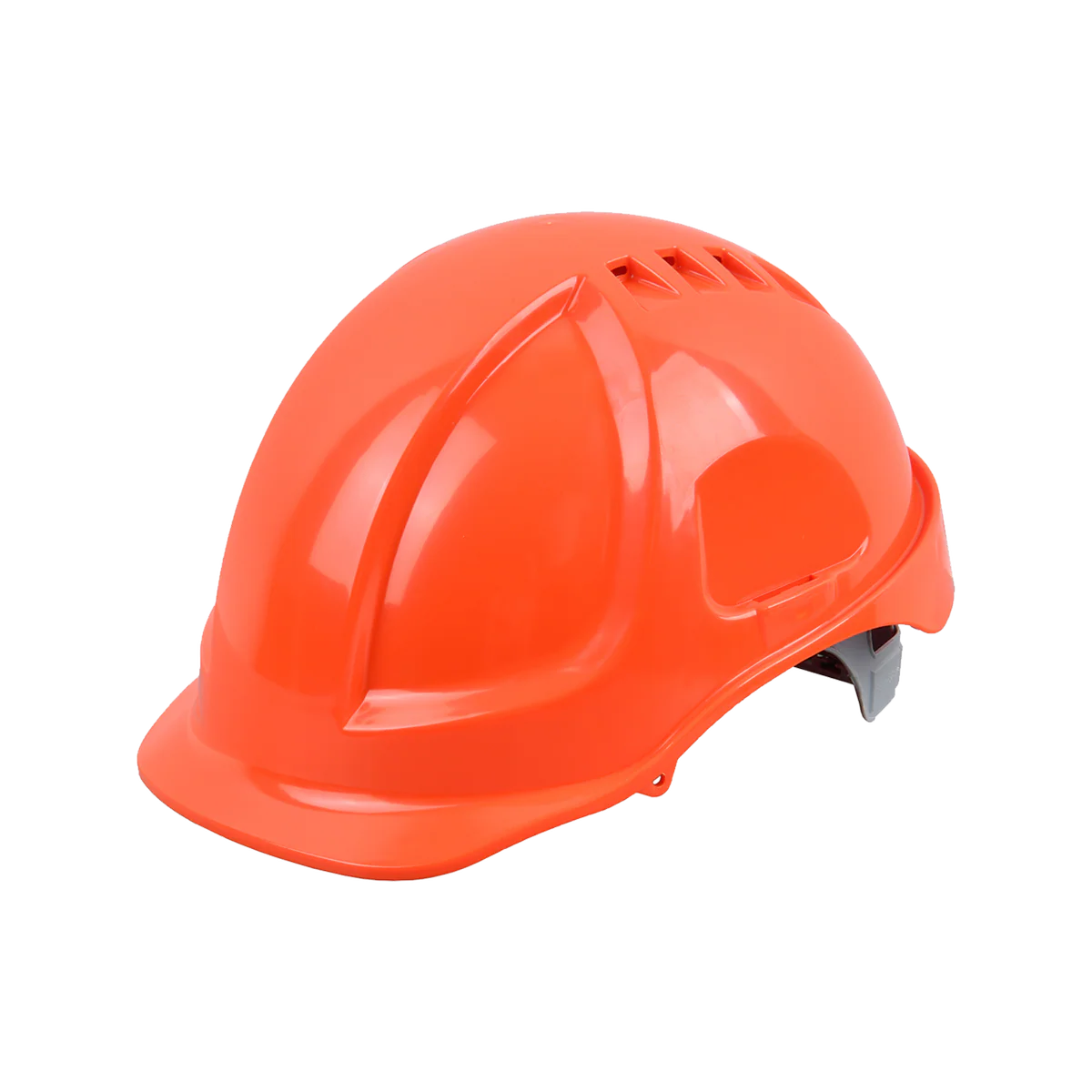 Citeco Orange Vented Safety Helmet - Durable ABS - 190mm x 260mm x 140mm - Comfortable Fit