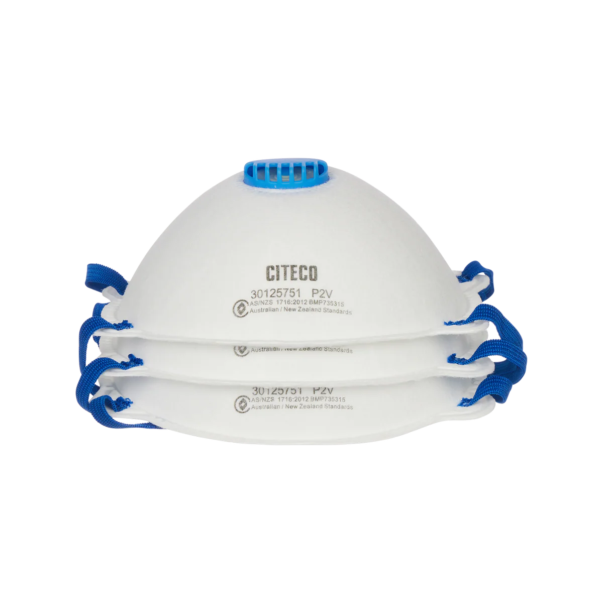 Citeco P2 Valved Respirator 3 Pack - AS/NZS 1716:2012 - 200mm x 100mm x 350mm - Enhanced Breathability - Image 4