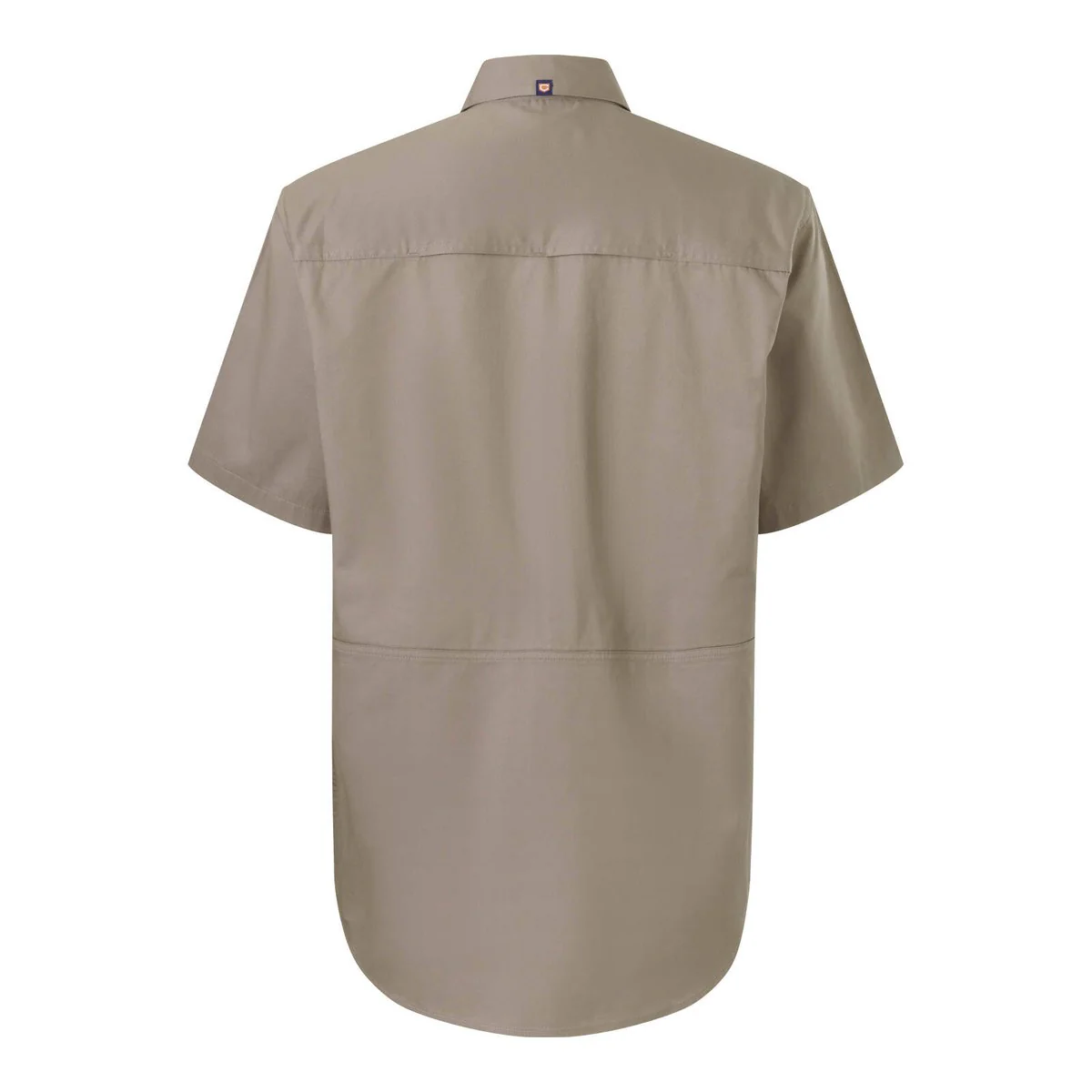 Citeco Short Sleeve Shirt - Size M - Khaki - UPF 50+ Sun Protection - Breathable Cotton - Image 3