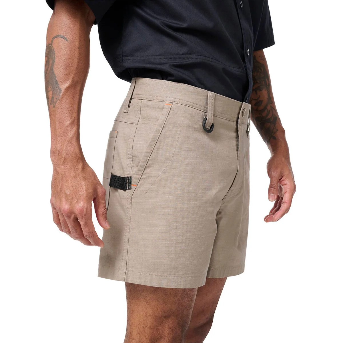 Citeco Size 102R Khaki Short Shorts Ripstop - Lightweight - UPF 50+ - Image 4