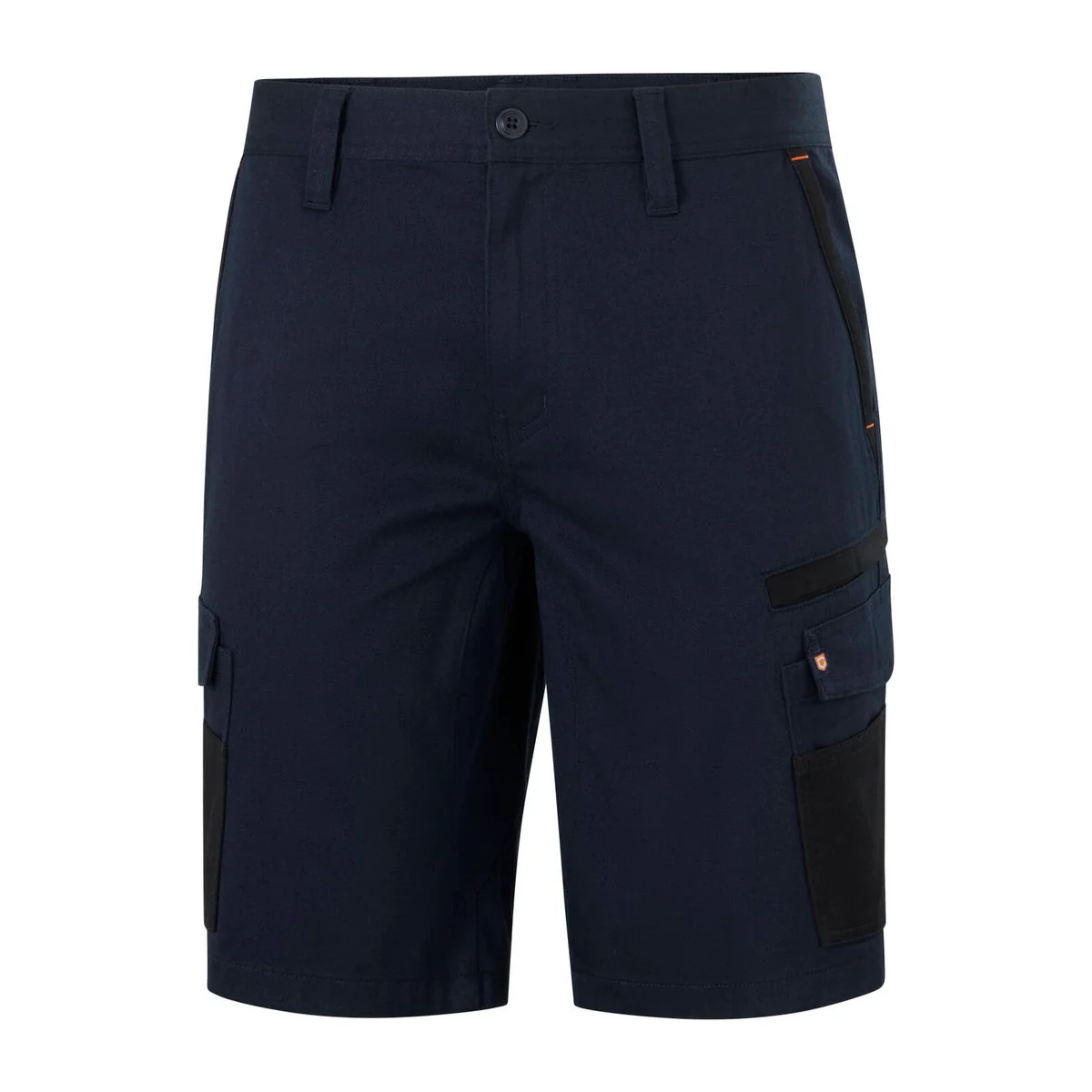 Citeco Size 102r Navy Mid Shorts Cotton Stretch Cargo - 98% Cotton - UPF 50+ Sun Protection - Image 2