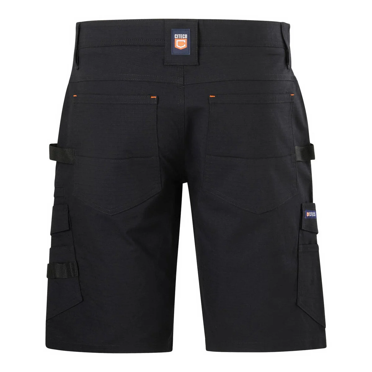 Citeco Size 107r Black Mid Shorts Cargo - 98% Cotton - UPF 50+ Protection - Image 3