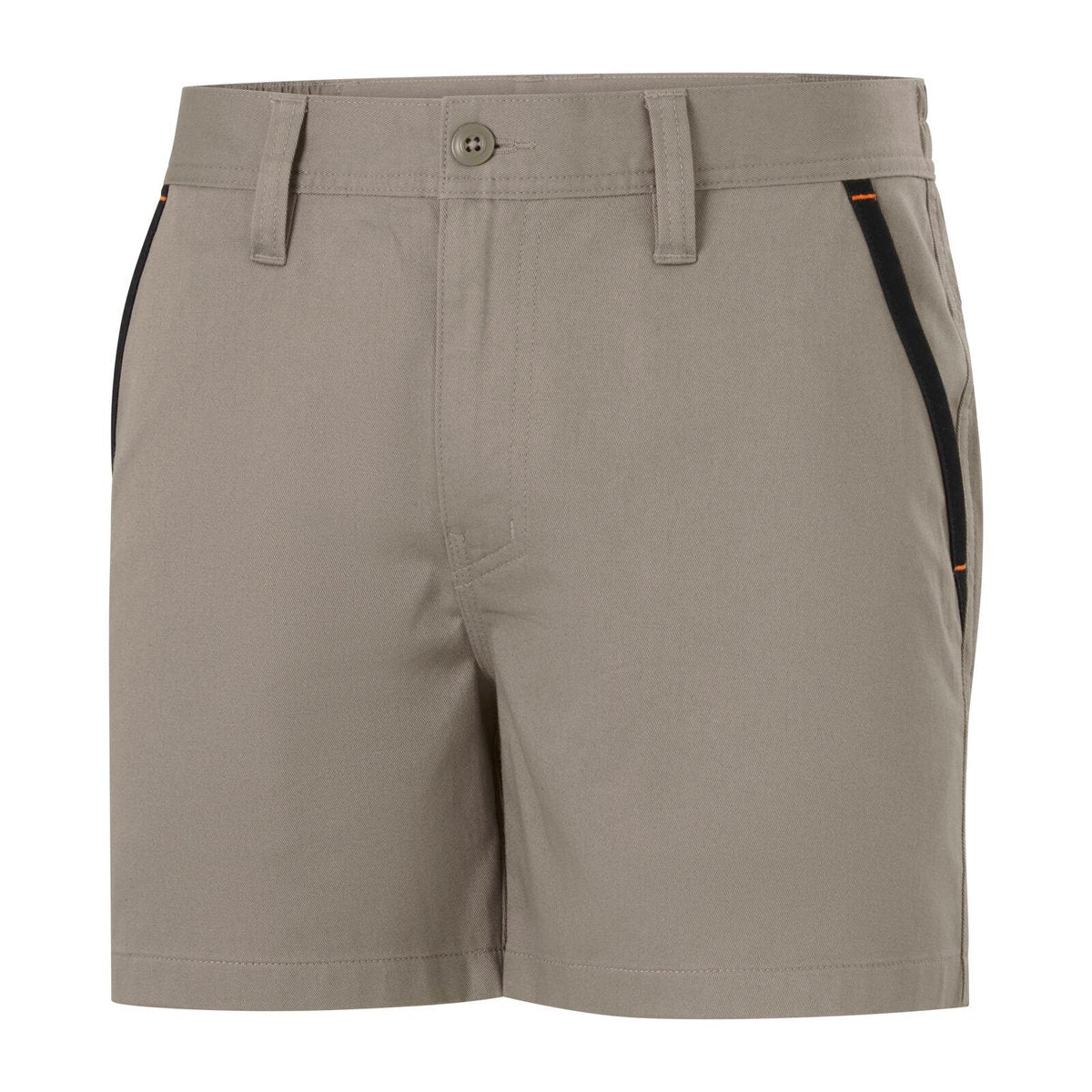 Citeco Size 107r Khaki Short Shorts - Cotton Stretch - Slim Fit - UPF 50+ - Image 2