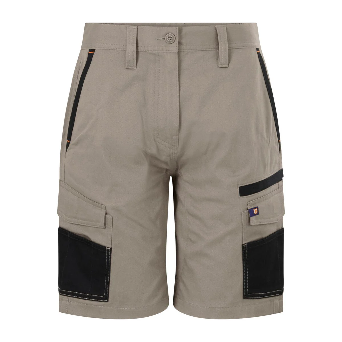 Citeco Size 18 Womens Mid Shorts - Cotton Stretch - Khaki - Comfort & Versatility