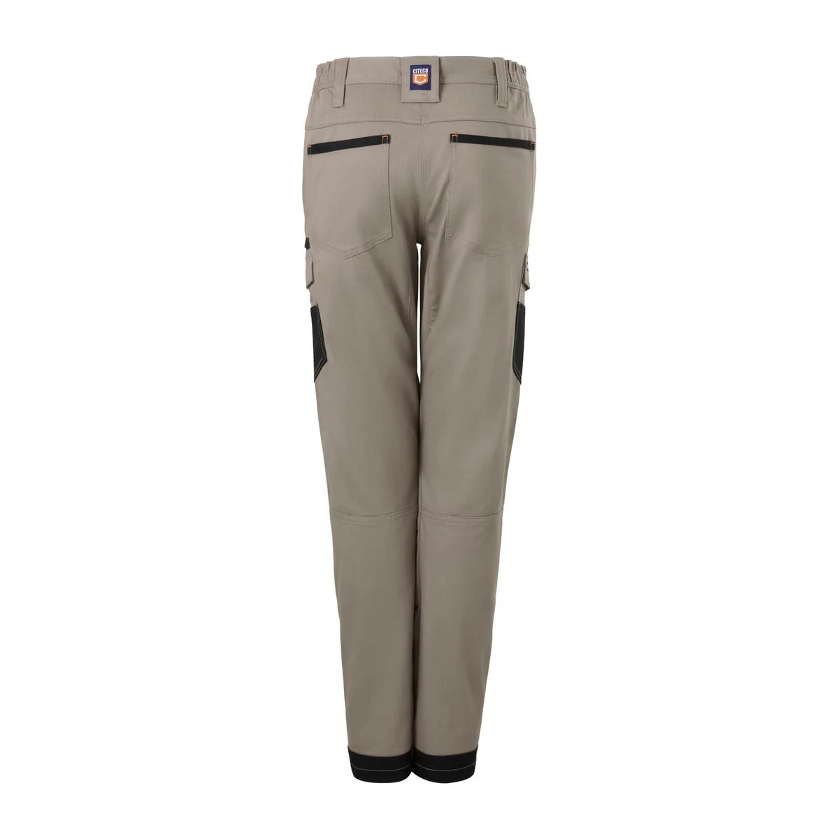 Citeco Size 8 Womens Cargo Pant - Khaki - Cotton Stretch - Slim Fit - UPF 50+ - Image 3
