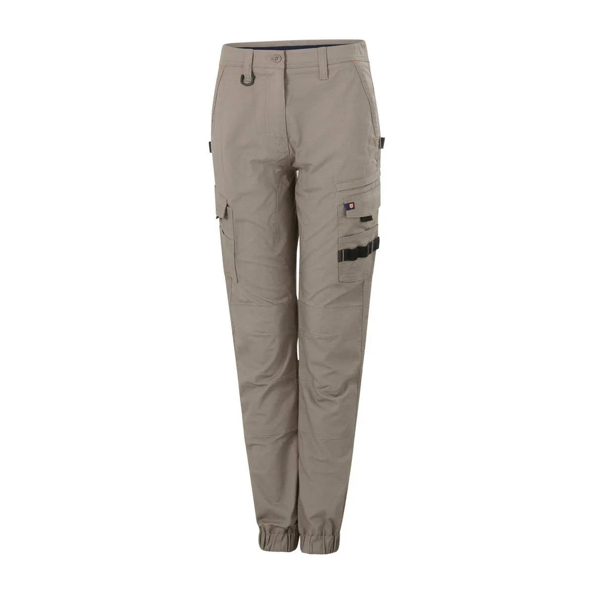 Citeco Size 8 Womens Cuffed Cargo Ripstop Pant - Khaki - UPF 50+ Protection - Image 2