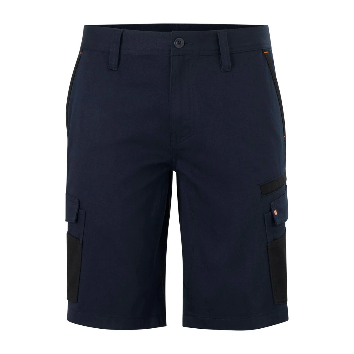 Citeco Size 87r Navy Mid Shorts Cotton Stretch Cargo - 98% Cotton - UPF 50+