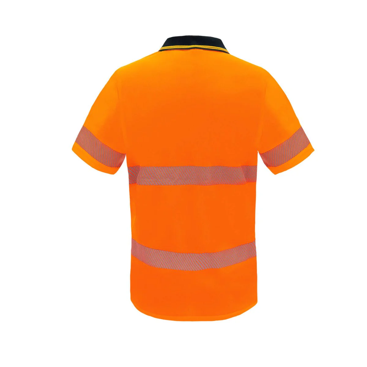 Citeco Womens Hi Vis Short Sleeve Polo 8 - Orange - Reflective - Lightweight - Image 2