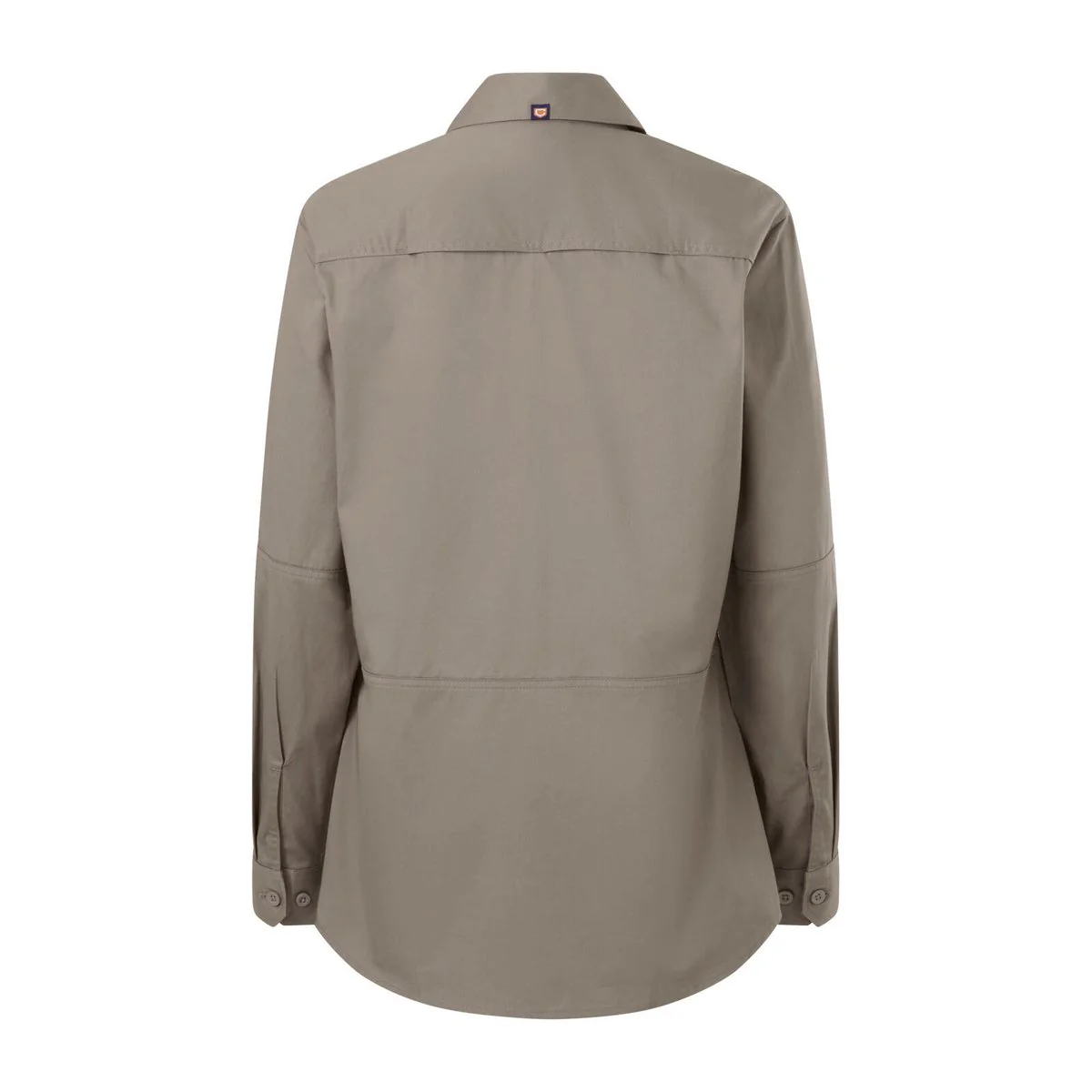 Citeco Womens Long Sleeve Shirt Size 16 - Khaki - UPF 50+ Protection - Breathable Cotton - Image 3