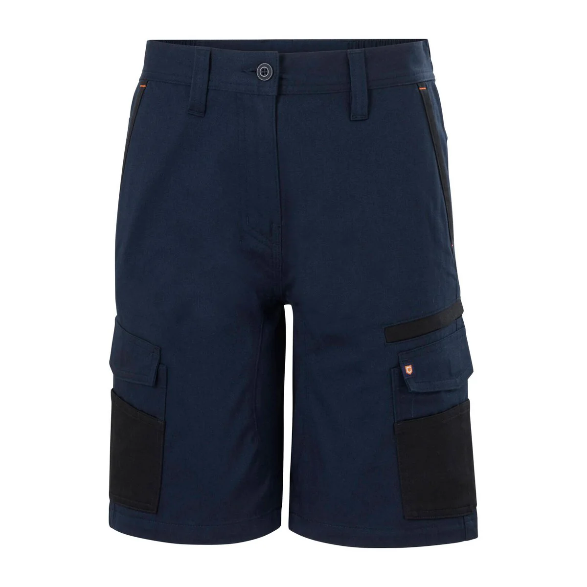 Citeco Womens Mid Shorts Size 16 - Navy - Cotton Stretch - UPF 50+ - Image 2