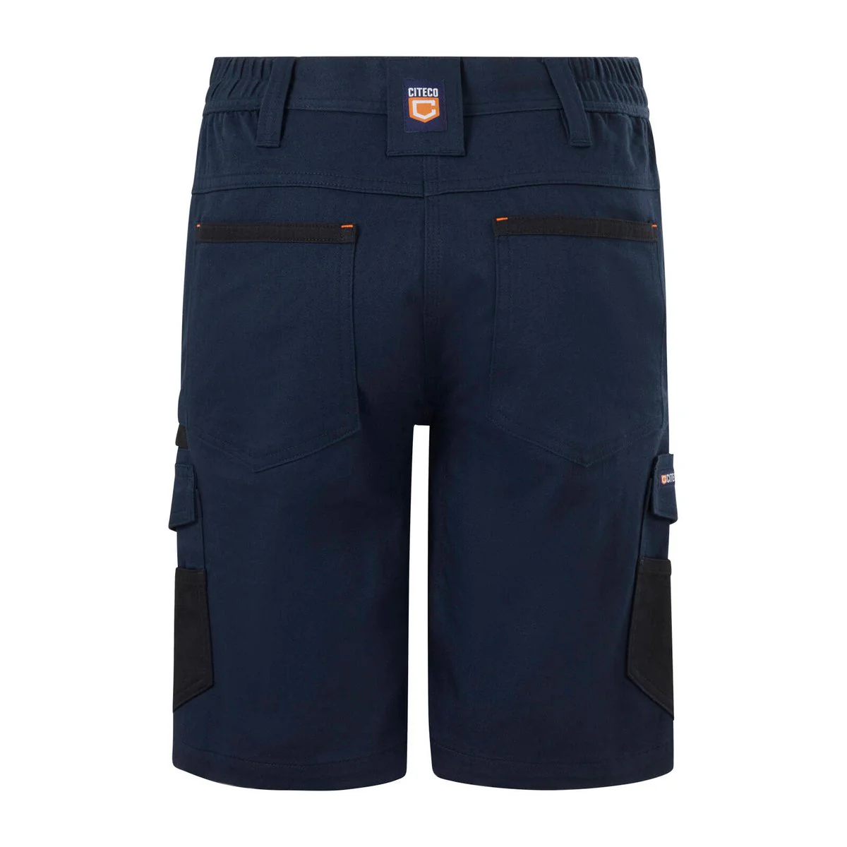 Citeco Womens Mid Shorts Size 18 - Navy - Cotton Stretch - UPF 50+ Sun Protection - Image 3