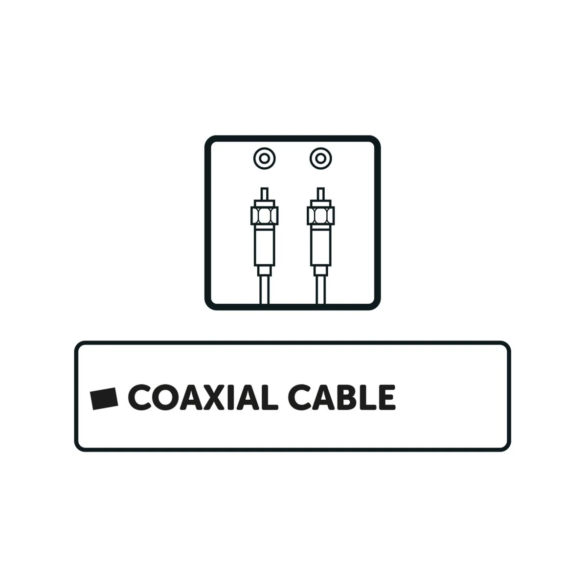 Click 1 F Connector TV Lead - 1.5m - Black - Secure Connection - Image 2