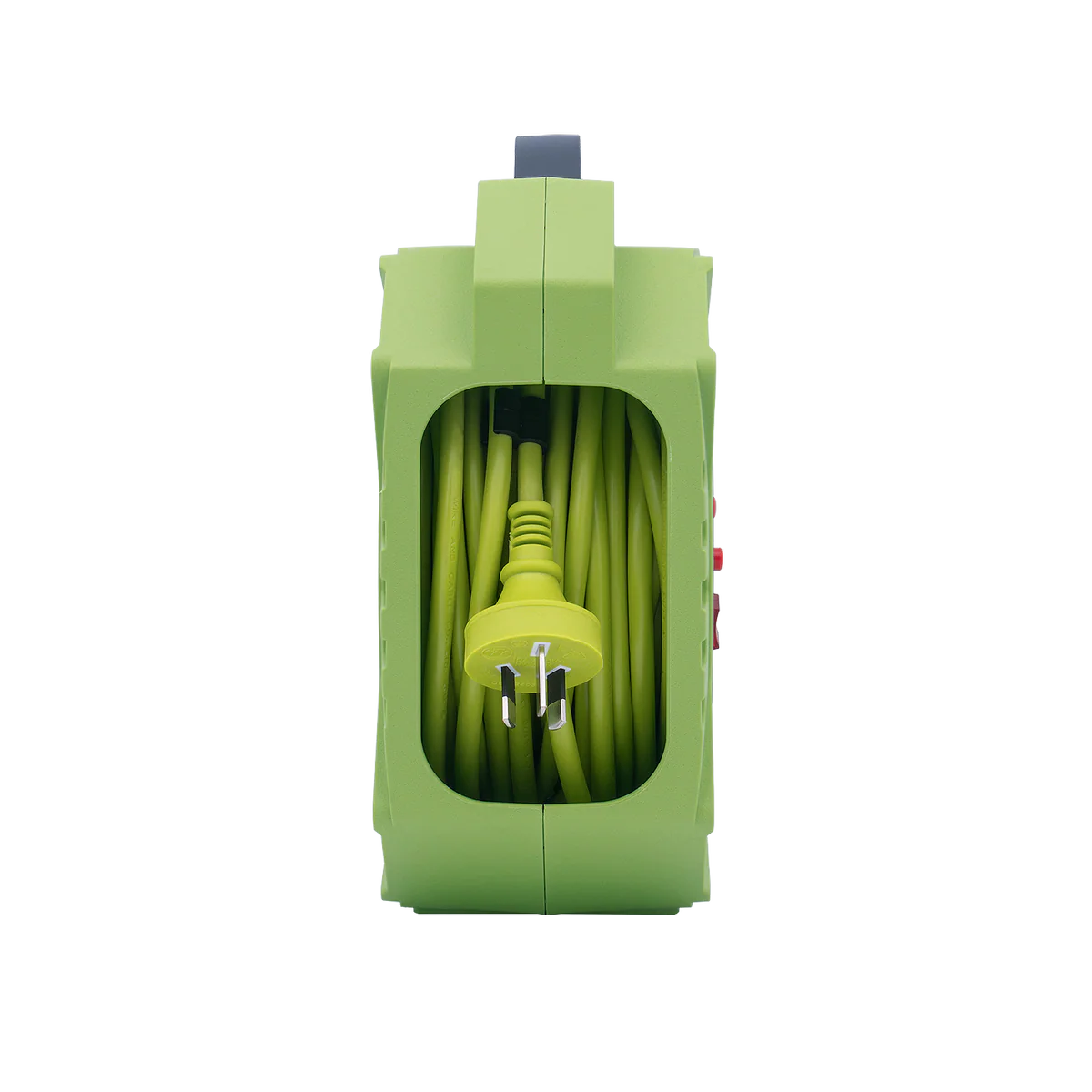 Click 15m Domestic 4 Outlet Cable Reel - Green and Grey - Safety Features - Image 2