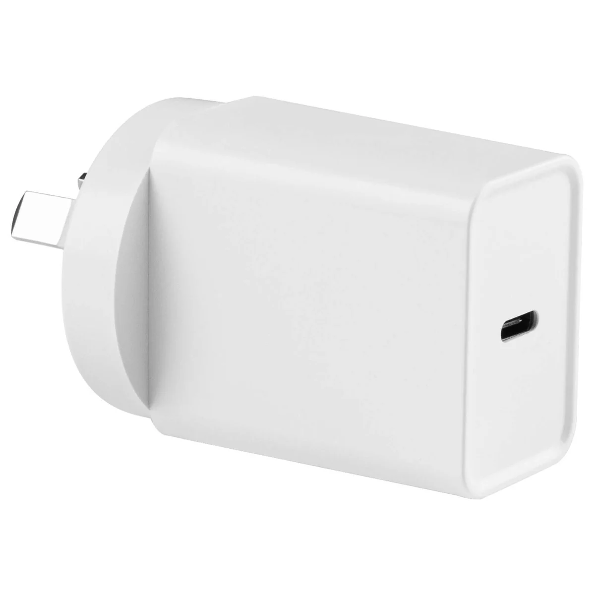 Click 20W USB-C Wall Charger - Compact Design - White - Efficient Charging