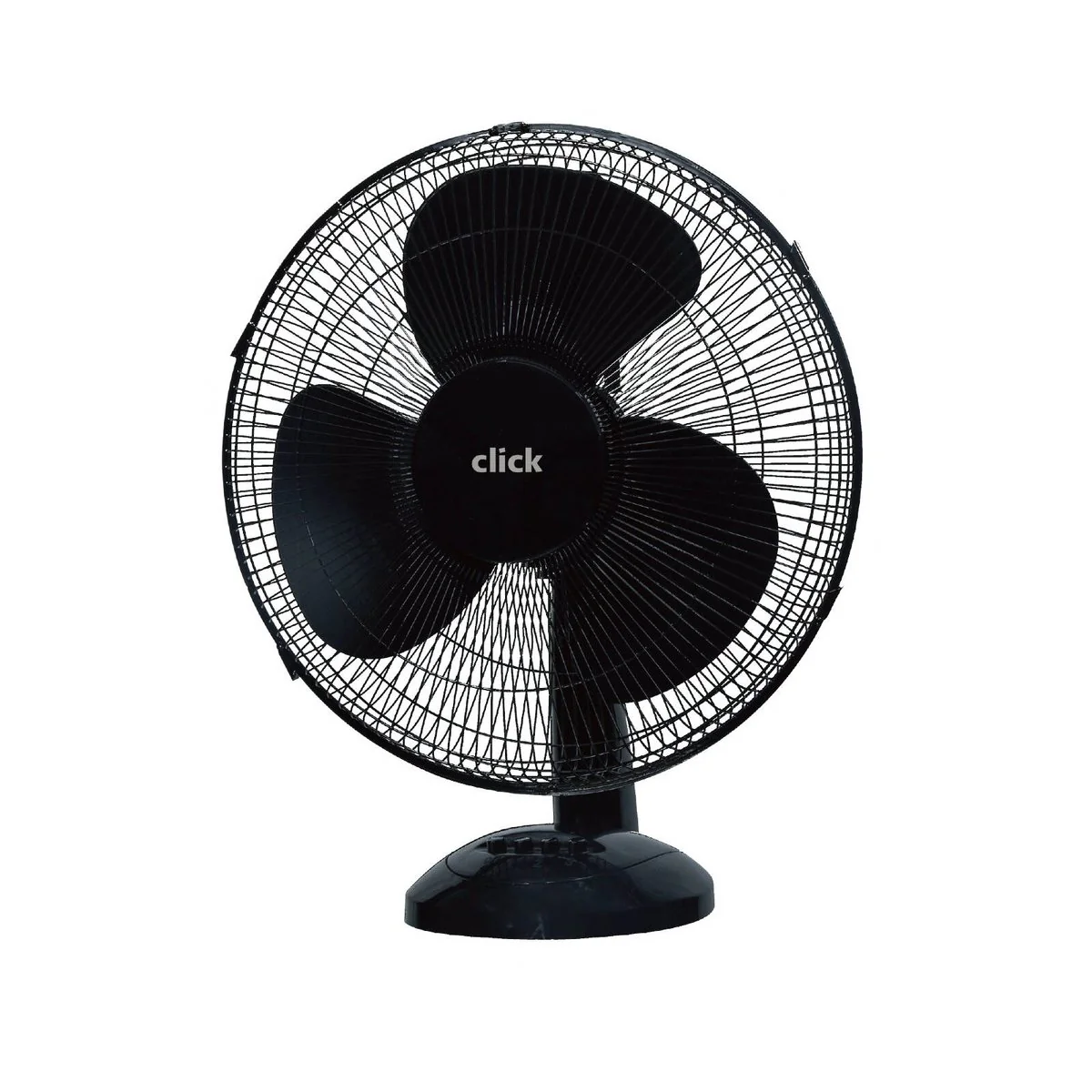 Click 30cm Desk Fan - Adjustable Airflow - Energy Efficient - Black