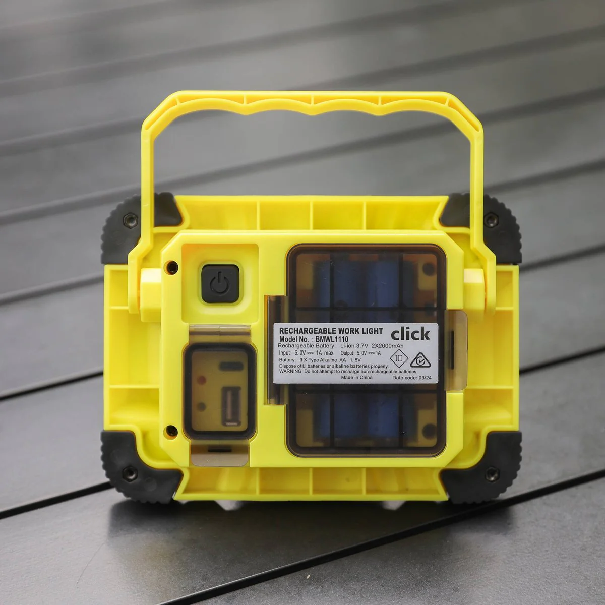 Click 700lm Work Light - 700 Lumen - Rechargeable - USB Power Bank - 115mm x 85mm x 160mm - Image 5