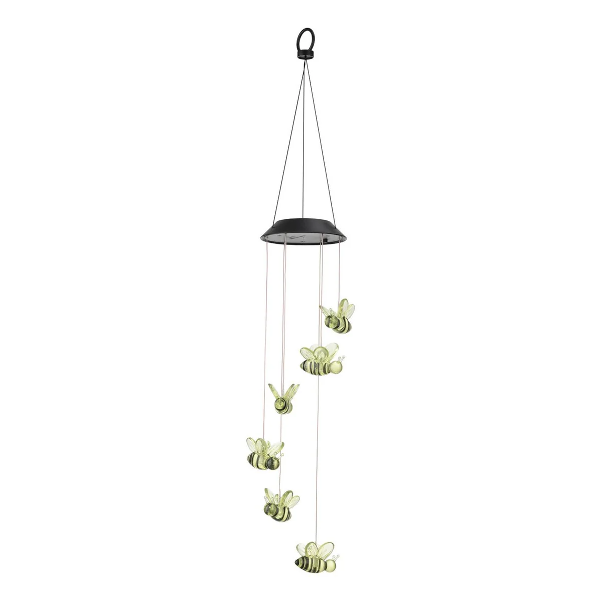 Click Solar Bee Windchime - 6 RGB LED - 125mm x 700mm - Weather Resistant