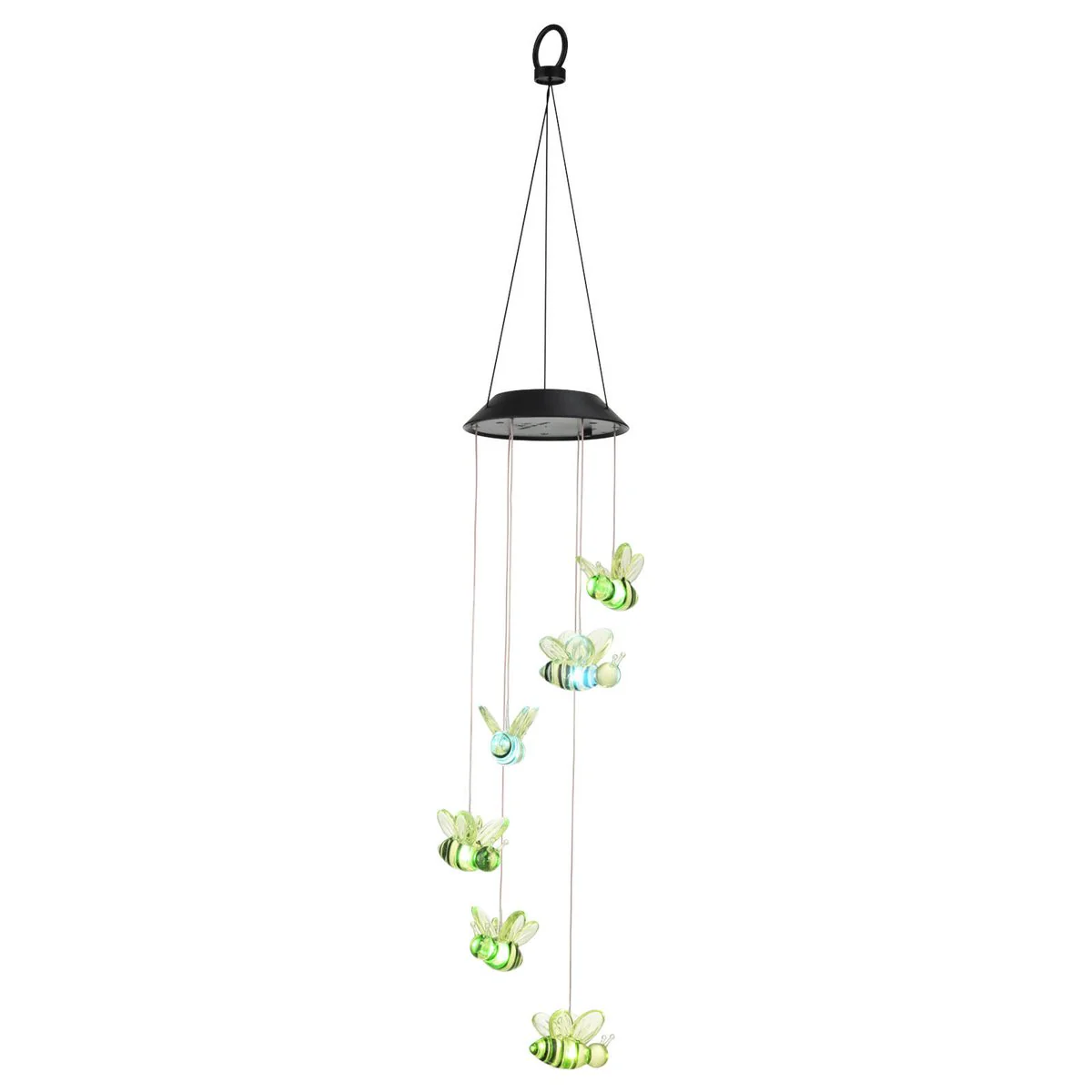 Click Solar Bee Windchime - 6 RGB LED - 125mm x 700mm - Weather Resistant - Image 2