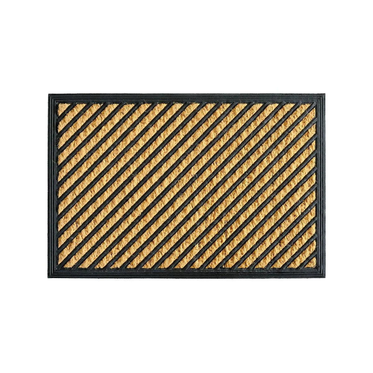 Coir Outdoor Mat - 40 x 60cm - Durable Dirt Trapping - Rubber & Coconut Fibres