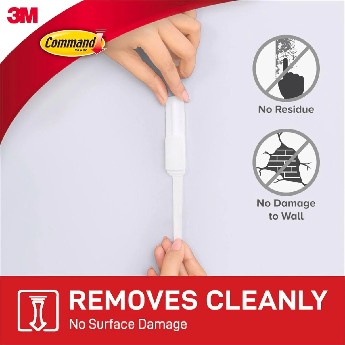 Command Adhesive Hooks - 22 Pack - White - Easy to Hang - Image 5
