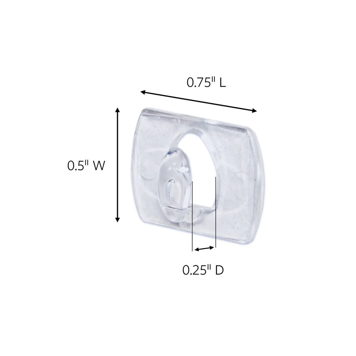 Command Clear Decorating Clip Mega Pack - 100 Clips - 104 Strips - Clear - Damage-Free Hanging - Image 4