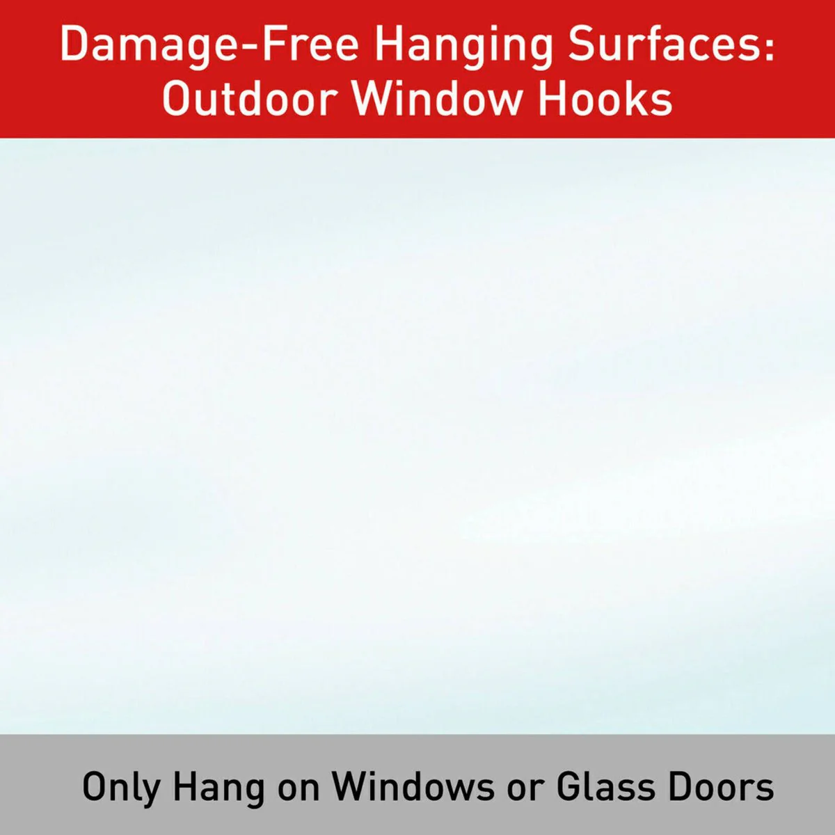 Command Medium Clear Outdoor Window Hook Value Pack - 5 Hooks - Clear - Damage-Free Hanging - Image 4