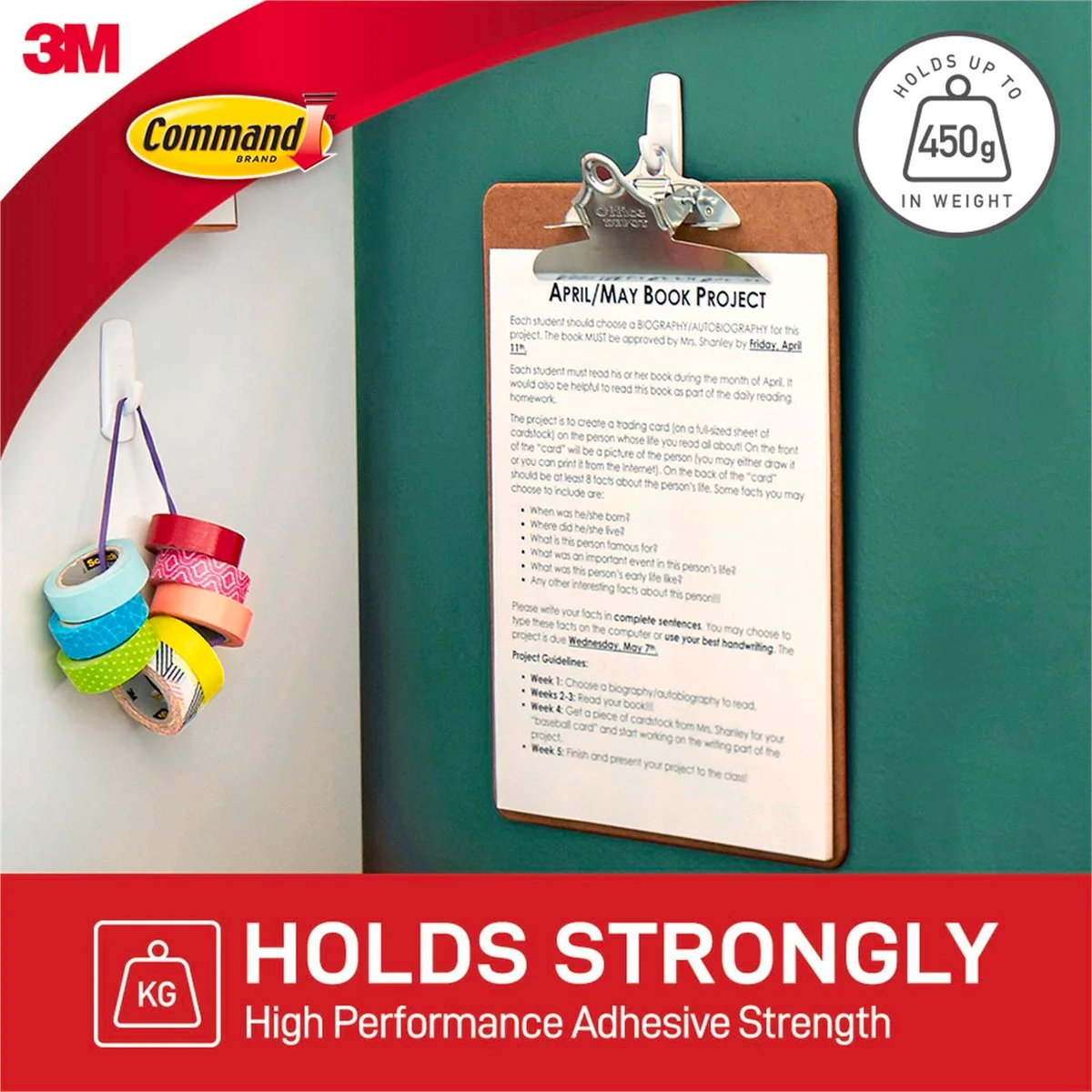 Command Small Hooks - 2 Pack - Plastic - Damage-Free Hanging - Image 3