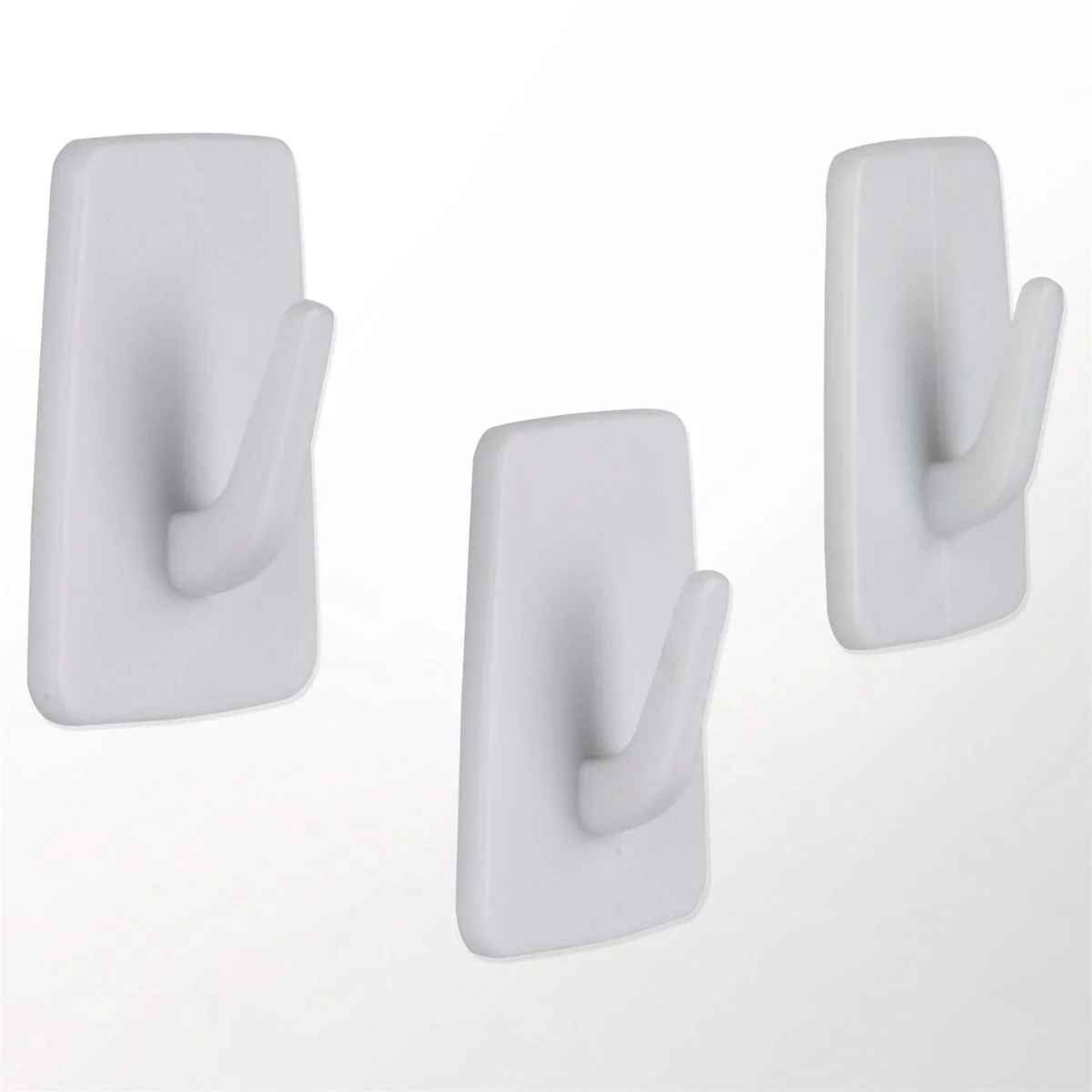 Command White Adhesive Micro Hooks - 20mm x 30mm - Plastic - Damage-Free - 3 Pack - Image 3