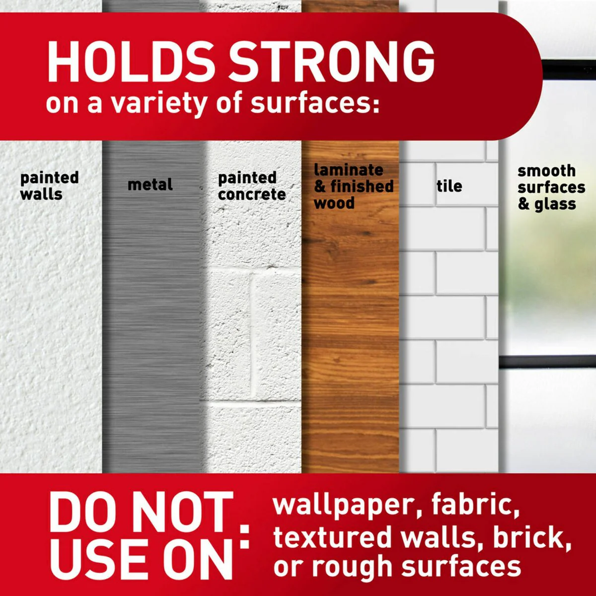 Command White Picture Hanging Strip Mixed Pack 16 Pairs - 96.5mm x 165.1mm - Damage-Free Hanging - Image 4